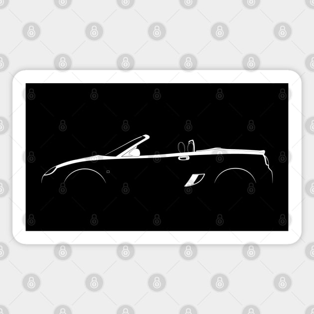 MG TF Silhouette Sticker by Car-Silhouettes